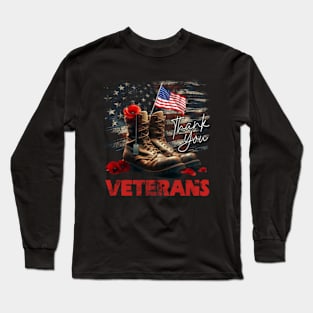 Veterans Dad Grandpa Long Sleeve T-Shirt